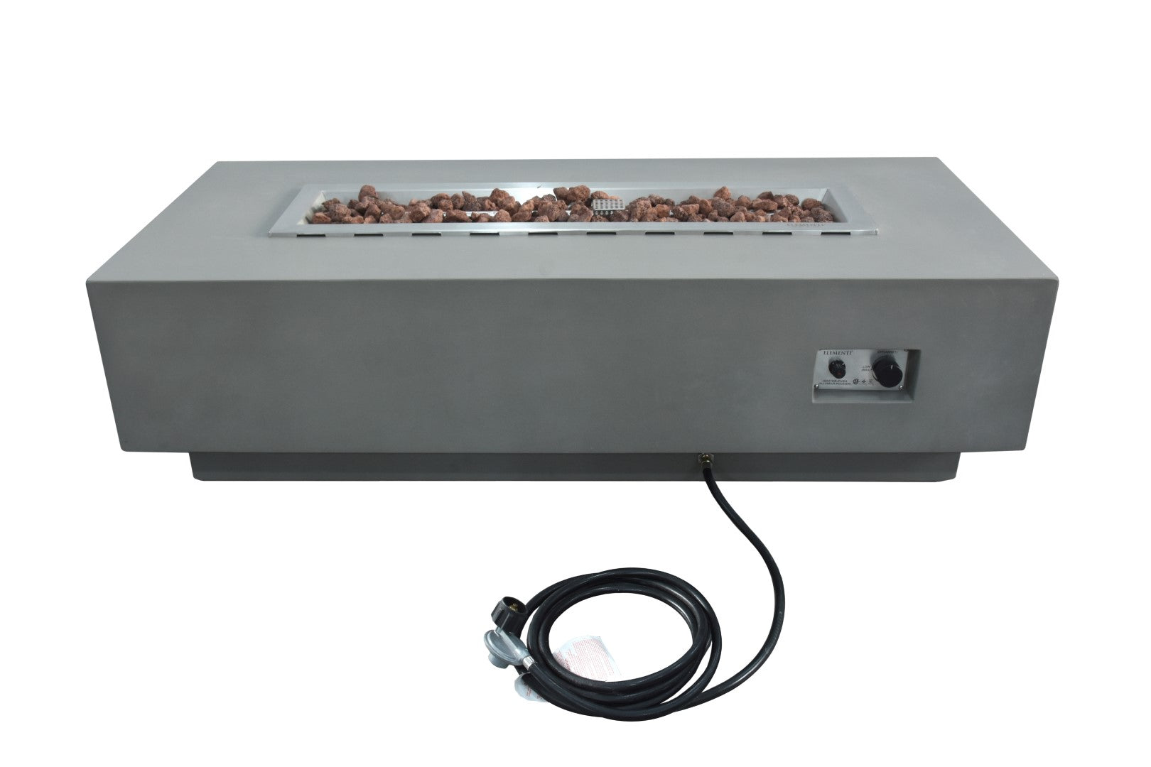 Gloria Rectable Concrete Propane or Natural Gas Fire Pit - We Sell Fire Pits -3