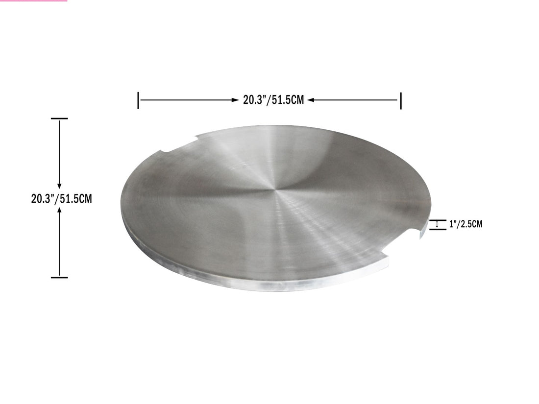 DIA 20" Fire Table Stainless Steel Lid